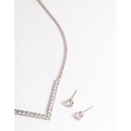 [EXPORTANT] LOVISA CZ STONE V NECKLACE WITHOUT TAG