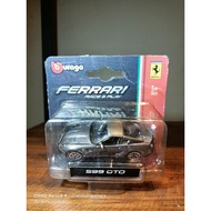 Diecast 599 GTO ferrari silver burago