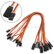 10Pcs 150 / 200 / 300 / 500mm Servo Extension Lead Wire Cable For RC Futaba JR Male to Female