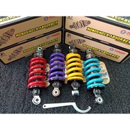 TOBAKI RS150 / LC135 / Y15ZR / Y16ZR Racing Monoshock Absorber Ultra Performance Silver , Ungu , Kun