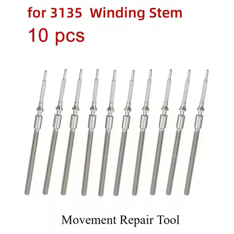3135 Movement Winding Stem 1/2/3/5/10 Pcs Steel Handle Rod Metal Watch Stems 3186 3130 Universal 313