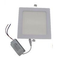 LED Square Panel Downlight 12W 18W  with Isolated Driver 6" to 7"choke asing, driver separately, ros