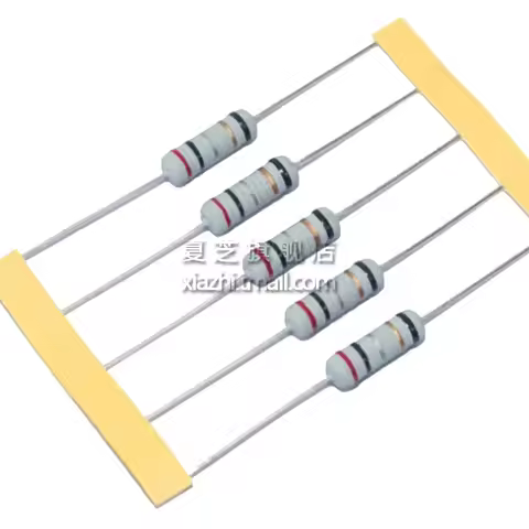 1/2W 1W Wire-wound Fuse Resistance Accuracy 5% 0.1 0.15 0.22 0.33 0.47 0.5 1 2.2 3.3 4.7 Ohm 0.5W 0.