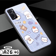 HP Oppo A76 4G Glass Softcase - Casing Oppo A76 4Ghp - Case Oppo A76 4Ghp [H32]