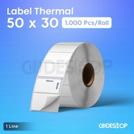 Thermal label 50x30 label therm printer sticker price label