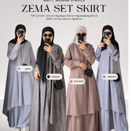 Zema striped tunic Skirt Set