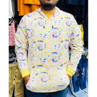 Hoodie【Size M-8XL 150K】Kpop Oversized man Long Solid color hoodie Sleeve plain Color Streetwear thic