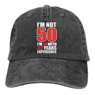 Adjustable I'M Not 50 Funny 50Th Birthday Gift New Arrival Customized Hat