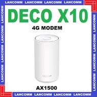 TP-LINK Deco X10-4G 4G+ AX1500 Whole Home Mesh WiFi 6 Gateway