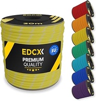 EdcX 4mm Nylon Paracord 550 30m (100 feet) - Type III, 100% Nylon Rope, 7 Strand Rope, 4mm Nylon Rop