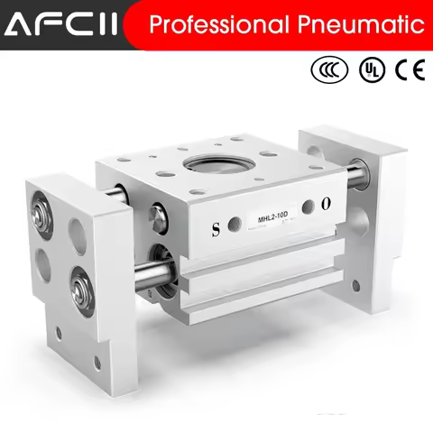MHL2 Double Acting Pneumatic Gripper SMC Replacement T Type Air Gripper 10D/16D/20D/25D/10D1/16D1/20