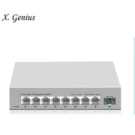 Homelab Setup 2.5GbE Smart Managed Switch 8 Port 2500Mbps Network 10Gbps SFP+ Slot Web Interface Lin