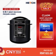 HETCH 9-in-1 Smart MultiCook Pressure Cooker & Rice Cooker (1000W/6L) PSC-1610-HC