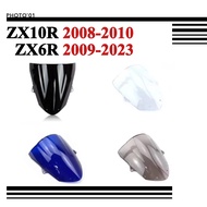 PSLER For KAWASAKI Ninja ZX6R ZX10R ZX 6R ZX 10R ZX1000E ZX1000F ZX600R ZX636 Windshield Visor Winds