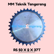 Sprocket RS 50 x 2 x 37 T Gear RS 50-2x37T Double Chain Gear Z 37T 37 T RS50 -2 50Z37 50x2x37T 50-2 