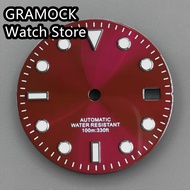GRAMOCK Sunberst Dial Grey Red Ice Blue Green Pink Watch Face For NH35 NH36 ETA2824 PT5000 Miyota821