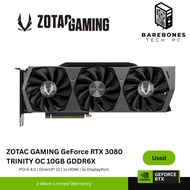 USED NVIDIA RTX 3080 10GB ZOTAC TRINITY Gaming | Editing | 3D Modeling GPU | Graphic Card