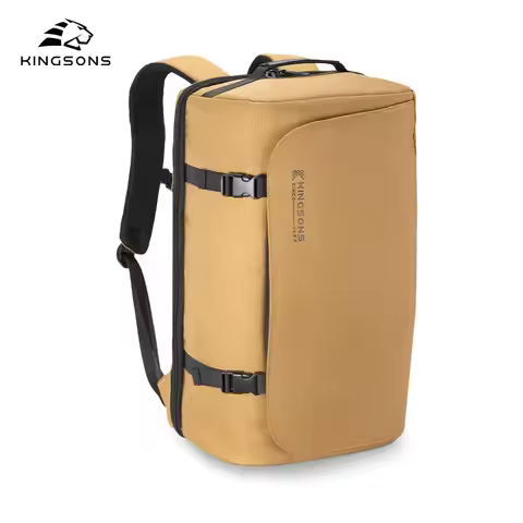 Kingsons 2025 New Recycled Polyester 32 L Large Capacity Backpack For Men Women 17 inch Laptop 180° 