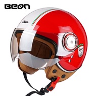 BEON 110b Motorcycle Helmet 3/4 Open Face Motocross Helmets Vintage Moto Casque Casco motocicleta Ca