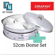 KT WARE 3606 52cm steel  Dome set / kenduri dome set chafing dish buffet set dome chafer porcelain o