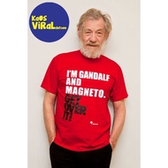IAN MCKELLEN IM GANDALF AND MAGNETO UNISEX T-SHIRT