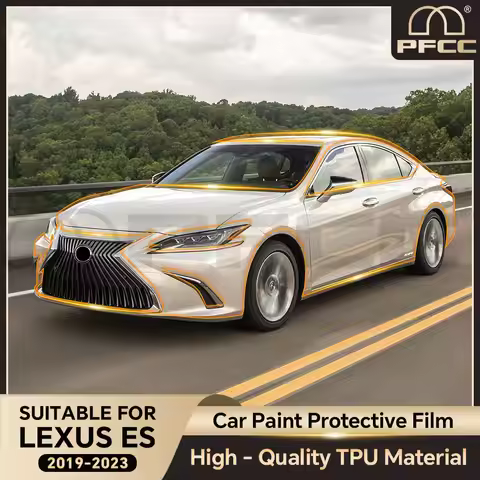 PFCC TPU Car Paint Protection Film for Lexus ES 250 300H 350 2019 2020 2021 2022 2023 Clear Bra Kit 