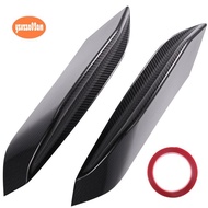 Front Bumper Splitter Lip Spoiler Dry Carbon Fiber Air Vent Frame Trim for     F80 M3 F82 F83  2015-