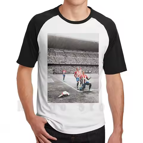 Torres , Griezmann And Koke Calderón T Shirt Cotton Men DIY Print Cool Tee Bouquet Atleti Towers Gri