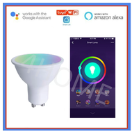 [SG Stock] GU10 WIFI Smart LED Bulb RGB + W 5W Works with Google Home Amazon Alexa GSE