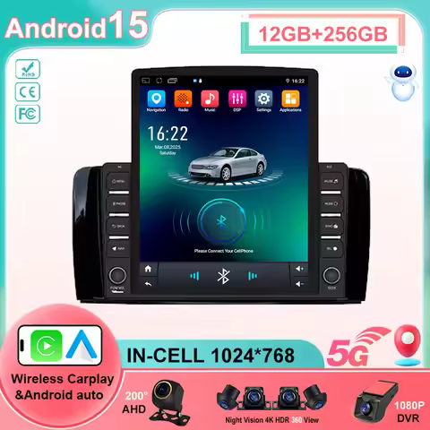 9.7 Android 15 Car Radio For Mercedes Benz R-Class R Class W251 R280 R300 R320 2005 - 2017 Viedo Pla