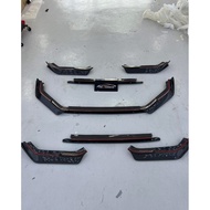 HONDA CIVIC TYPE R FL5 CUSTOM DESIGN CARBON FRONT LIPS