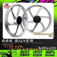 RIM MOTOSIKAL KAWA-GTO SPORT RIMS 666 1.40X17(DISC,F) 1.60X17(DISC,R) FOR YAMAHA Y125,Z,ZR, LC135 5S