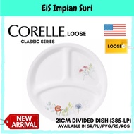 Corelle Loose (385-LP) 21cm Divided Dish Suku Suku Separuh // 3 Portion Diet Plate Pinggan Corelle