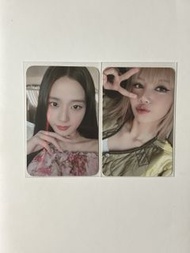 BLACKPINK Lisa & Jisoo 官方小卡