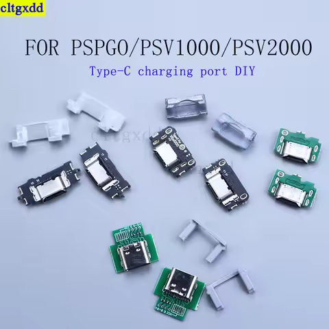 Cltgxdd 1 set FOR PSPGO/PSV1000/PSV2000 console game console connector USB port USB-C Type-C chargin