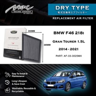 BMW F46 218i Gran Tourer 1.5L 2014 to 2021 33-3025MX Max Racing Performance Dry Type Air Filter