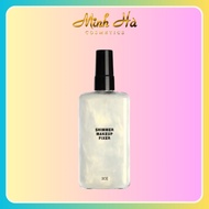 3ce Shimmer Makeup Fixer foundation spray with Shimmer 95ml keeps Makeup foundation long lasting, sm