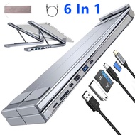 Hot Sale 8-in-1 USB-C Laptop Stand With Docking Station Universal USB C Dock Tablet Stand Foldable T