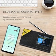 【Latest model】Stereo Radio Bluetooth-Compatible 5.0 Radio Household Radio Mini Portable Fm Radio Por