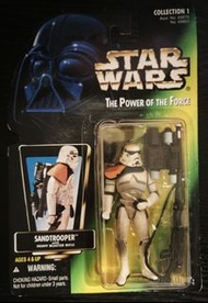 全新 星球大戰 STAR WARS 3.75吋 "The Power Of The Force" 帝國沙漠白兵 Sand Trooper (Kenner)