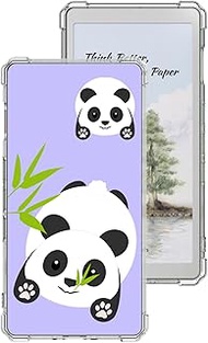 for VIWOODS AiPaper Reader Case, [Panda Pattern Design] [Shock-Absorbing Corners] Full Body Protecti