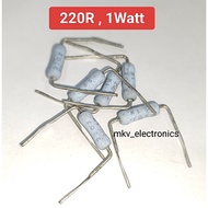220R 220ohm 1watt 1watt Resistor Metal Oxide Film 5%