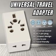 KSE UK 3 Pin Multi Plug Travel Adapter With Dual 2 Pin & Universal US EU AU UK Slots