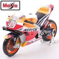 【MM93】Marquez 2021年 Honda RC213V MotoGP賽車模型 美馳圖 Maisto 1/18