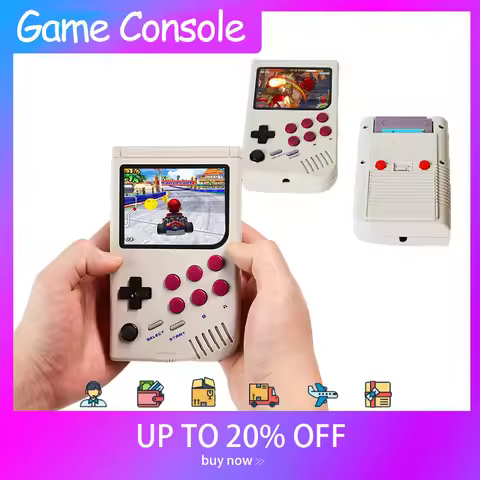 LCL PI Boy CM4 Retro Game Console For Game Boy Portable Handheld Game Player 3.5 inch IPS Screen Wit