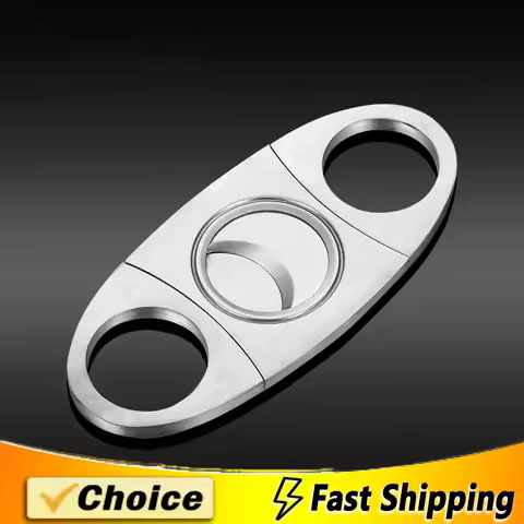 Stainless Steel Cigar Cutter Smoke Accessories Gift for Man Cigarette Case Tuxedo Guillotine Cutters