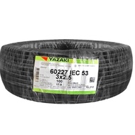 YAZAKI สายไฟ รุ่น VCT ขนาด 3x2.5 ตร.มม. ความยาว 100เมตร/1ม้วน