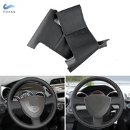 For Honda City 2002-2008 Civic 2002 -2005 Fit Jazz 2001-2005 Hand-stitched Car Steering Wheel Cover 