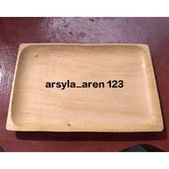 Tray/tray 20x30cm mahogany wood