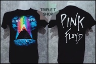 เสื้อยืดคอกลม สกรีนลาย PINK FLOYD